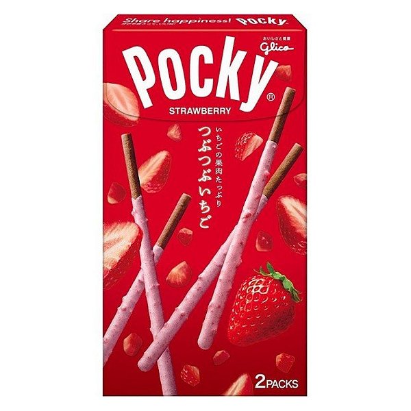 Pocky Morango do Japão Biscoito de Palito Glico