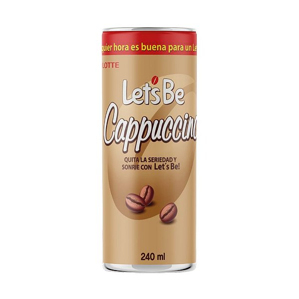 Bebida de Café Cappuccino 240ml Let's Be Lotte