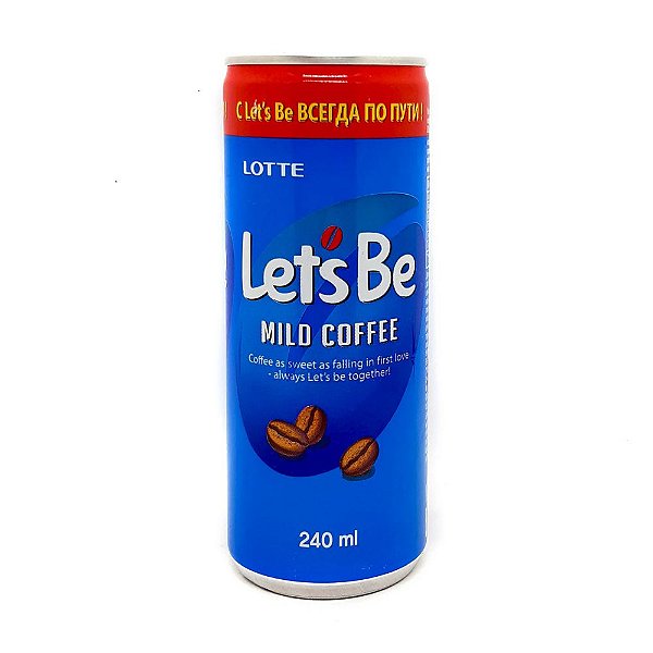 Bebida de Café Mild Coffee 240ml Let's Be Lotte