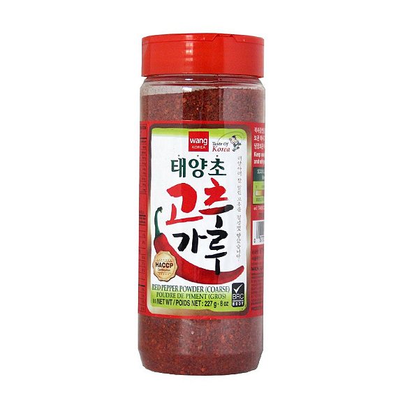 Pimenta Vermelha Coreana em Pó Grossa 227g Gochugaru Wang