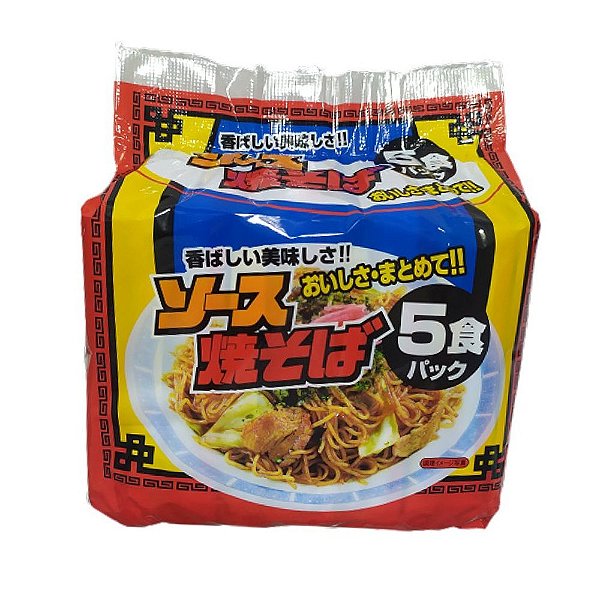 Macarrão Instantâneo Lámen Japonês Sabor Yakisoba Sunaoshi