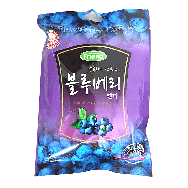 Bala Coreana Blueberry Mammos – Sabor Intenso e Frutado