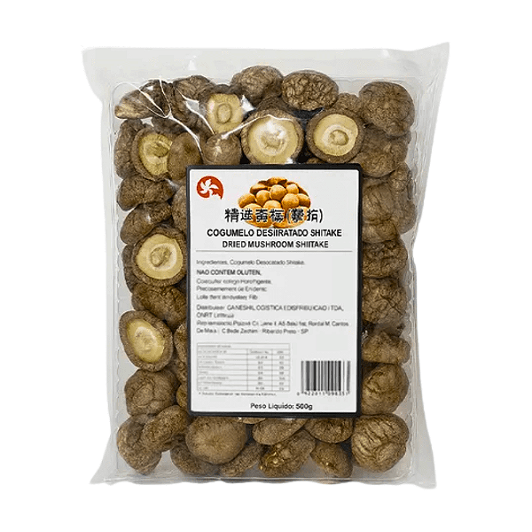 Cogumelo Shiitake Seco Inteiro Taichi 500g – Aromático e Versátil