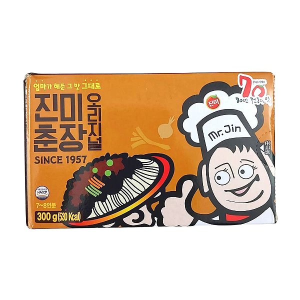 Pasta de Soja Preta Coreana Chajang (Jjajang Dish) 300g Jinmi