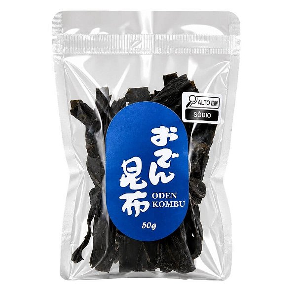 Alga Oden Kombu com Nó Tajimaya 50g – Prática para Caldos e Ensopados