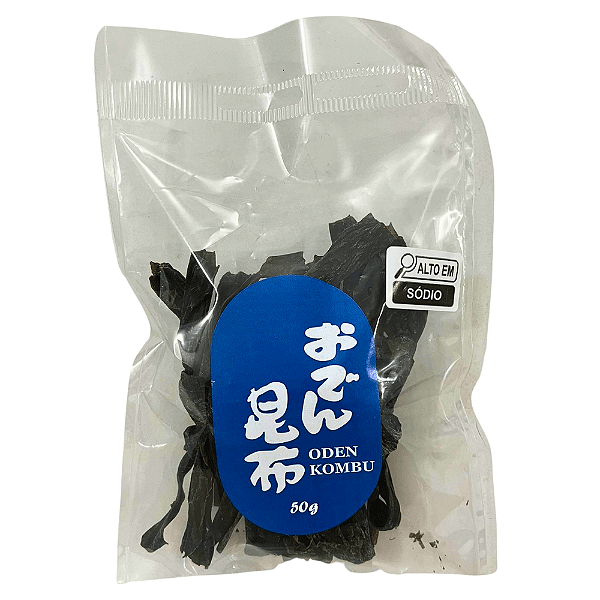 Alga Oden Kombu com Nó 50g Tajimaya – Ideal para Caldos e Ensopados