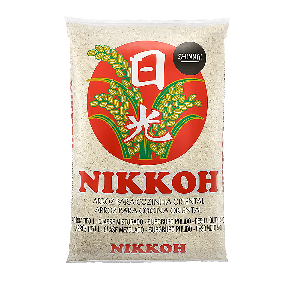 Arroz Japonês 5kg Nikkoh