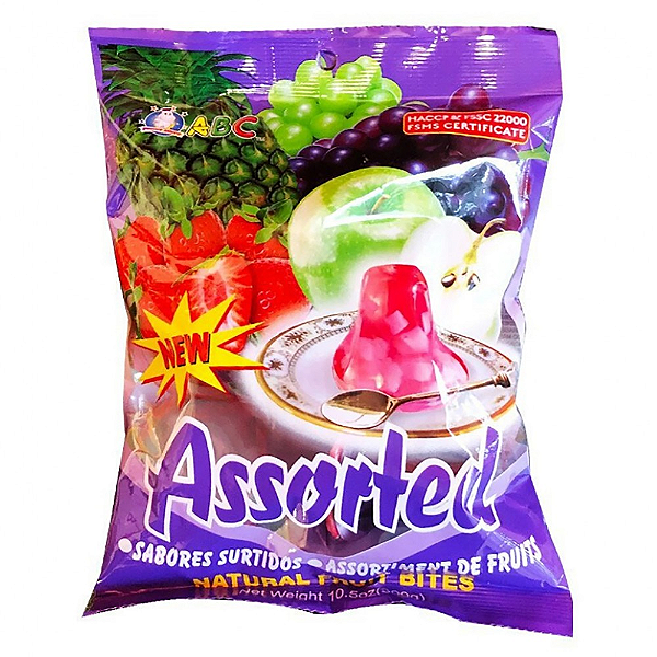 Gelatina Natural de Frutas Sortidas com Coco ABC – Refrescante e Nutritiva