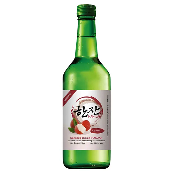 Soju Coreano Lichia Hanjan 375ml – Frutado, Aromático e Suave