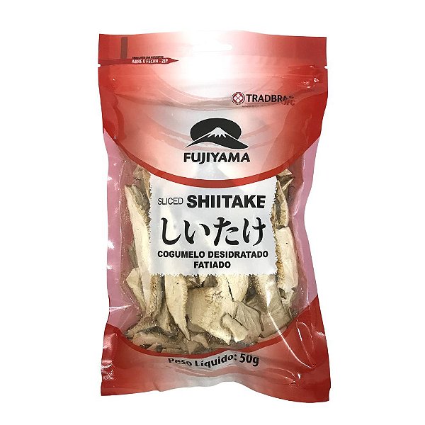 Cogumelo Shitake Fatiado Chinês Fujiyama 50g