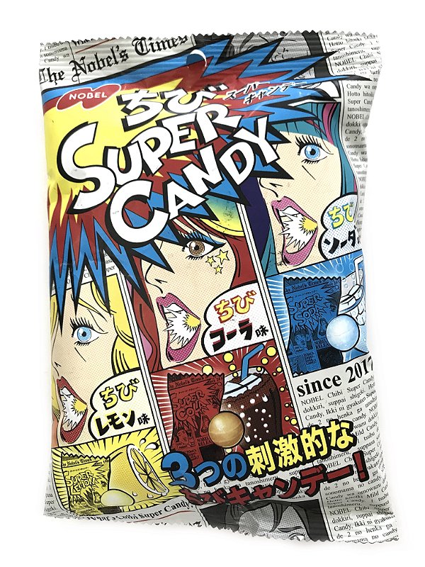 Bala Japonesa Sortida Super Candy 86g Nobel