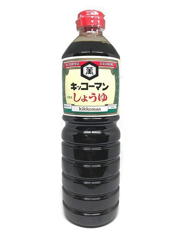Molho de Soja Shoyu Koikuchi Kikkoman - Frasco 1 litro