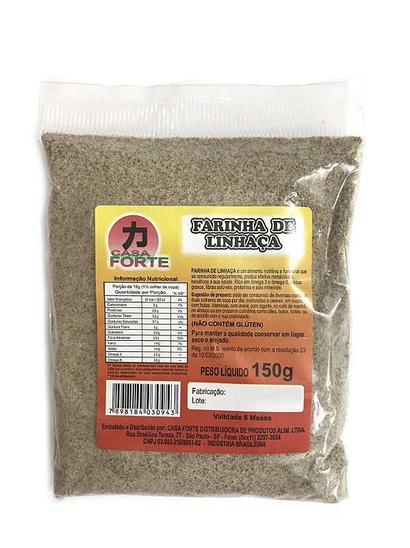 Farinha de Linhaça 150g Casa Forte