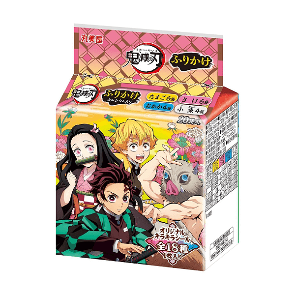 Furikake Demon Slayer com 20 Sachês – Divertido e Saboroso