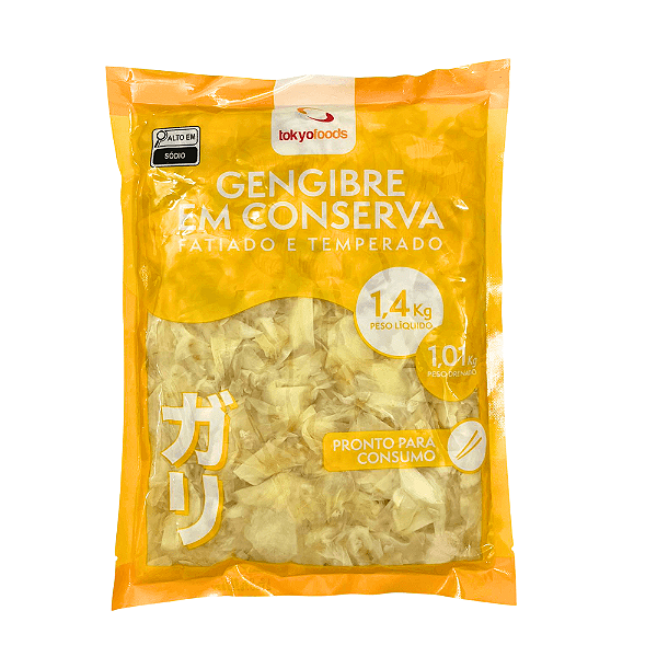 Gengibre em Conserva 1kg Tokyo Foods – Fatiado e Temperado