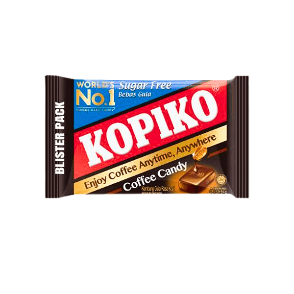 Bala de Café Kopiko Sugar Free Pocket Pack – Sem Açúcar e com Café Real