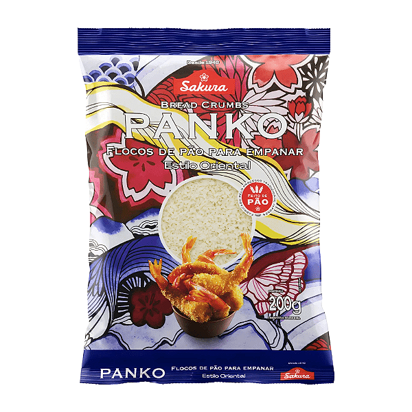 Farinha Panko Sakura 200g – Flocos de Pão Crocantes Estilo Oriental
