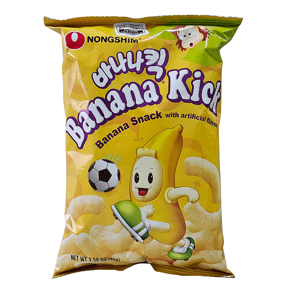 Salgadinho Doce de Banana Nongshim 45g – Snack Crocante Coreano
