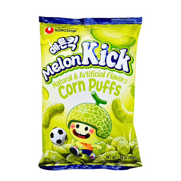 Salgadinho de Melão Nongshim 45g – Snack Doce Crocante Coreano