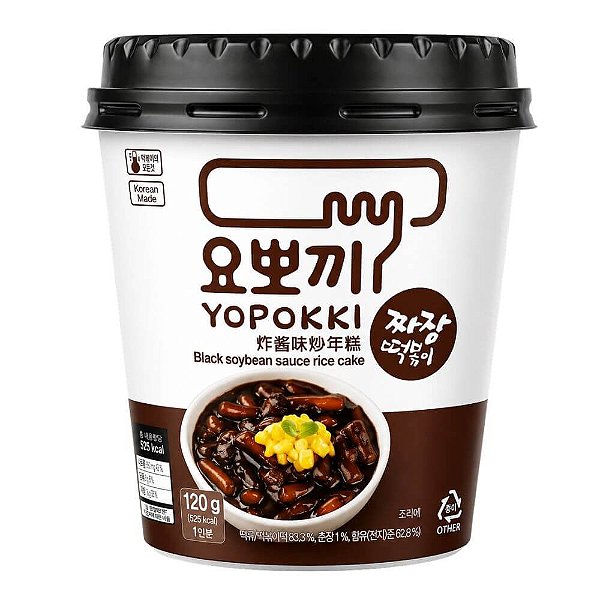 [VALIDADE 29.09.2026] Topokki Coreano Sabor Jjajang 120g Young Poong – Massa de Arroz em Copo