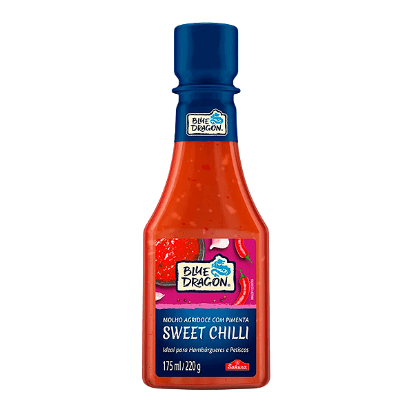 Molho Sweet Chilli Blue Dragon 175ml – Agridoce com Pimenta e Sabor Oriental