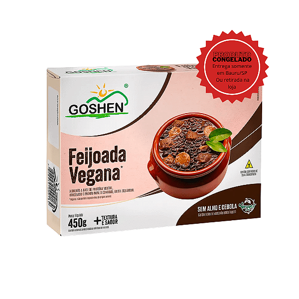 Feijoada Vegana Goshen 450g Congelado