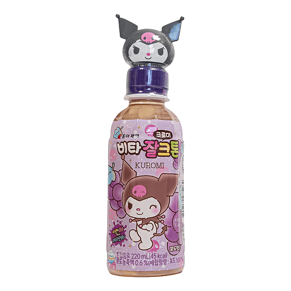 Bebida da Uva Kuromi Sanrio – Divertida e Refrescante