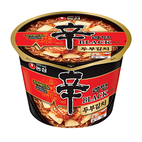 Macarrão Coreano em Copo Shin Black Premium Nongshim – Picante e Encorpado