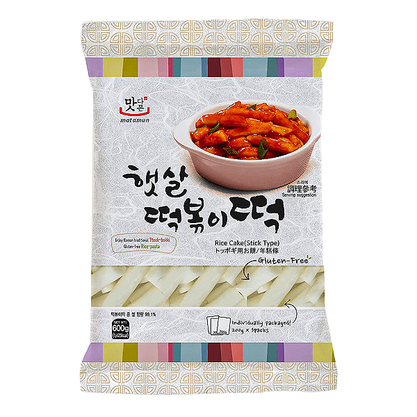 Massa Topokki Coreano Yopokki 600g – Tradicional e Sem Glúten