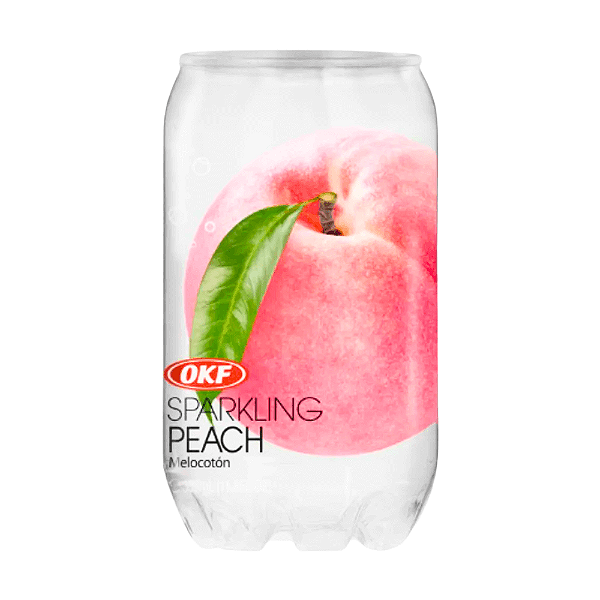 Refrigerante de Pêssego Sparkling Peach OKF – Refrescante e Aromático