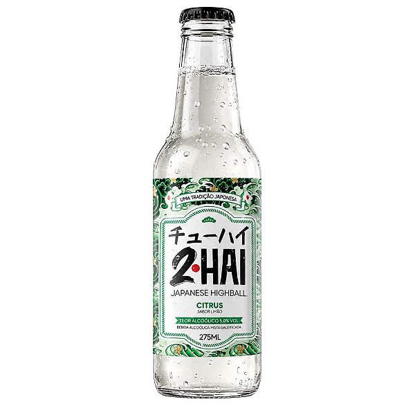 Bebida Alcoólica 2HAI Limão Japanese Highball Citrus – Refrescante e Leve 275ml