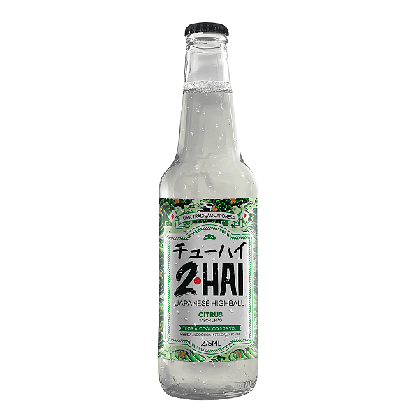 Bebida Alcoólica 2HAI Limão Japanese Highball Citrus – Refrescante e Leve 275ml