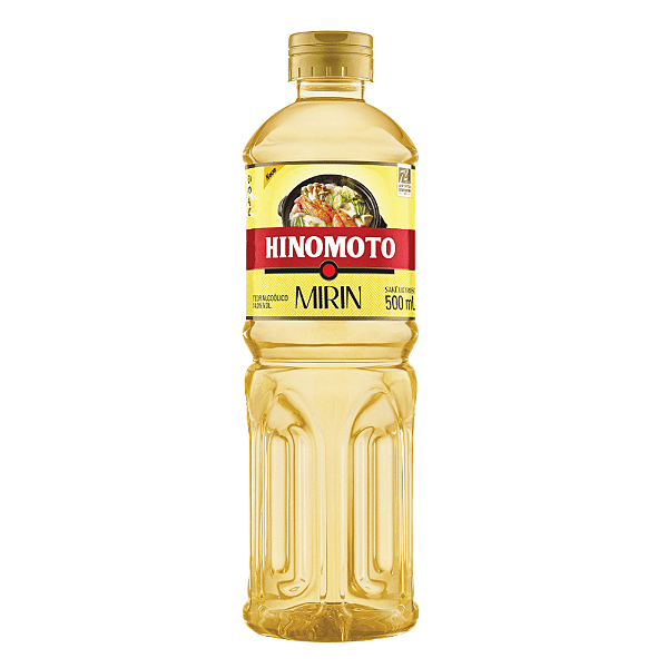 Saquê Licoroso Mirin para Uso Culinário 500ml Hinomoto - Suave e Levemente Adocicado