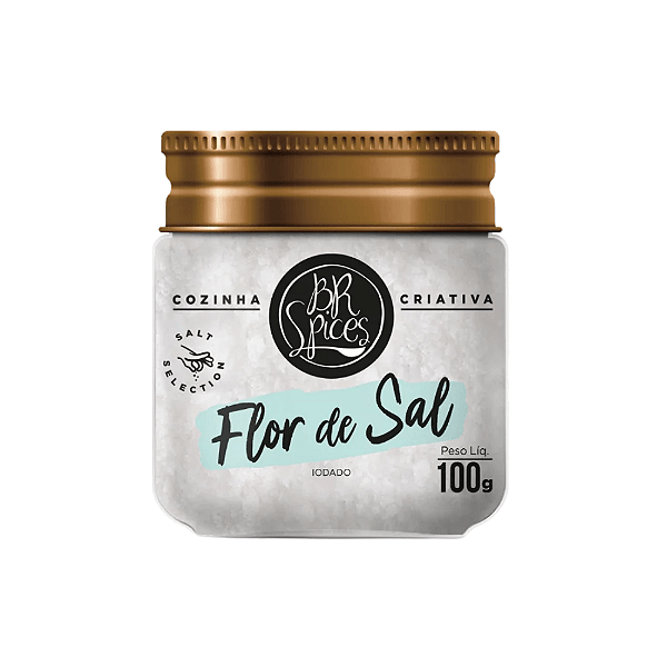 Flor de Sal BR Spices 100g – Gourmet e Crocante Natural
