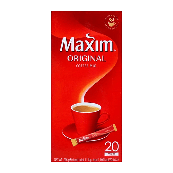 Café Solúvel Maxim Original Coffee Mix 20 unidades – Prático e Cremoso