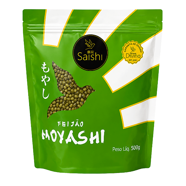 Feijão Moyashi Saishi 500g – Ideal para Broto de Feijão e Culinária Oriental