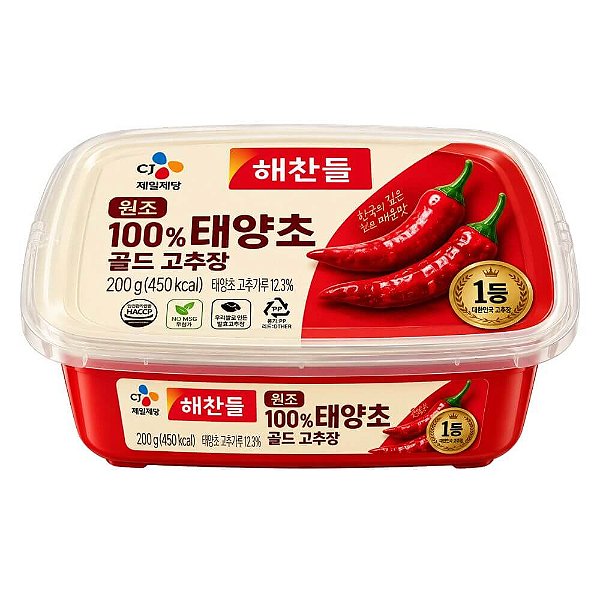 Pasta de Pimenta Coreana Gochujang CJ 200g – Sabor Intenso e Picante