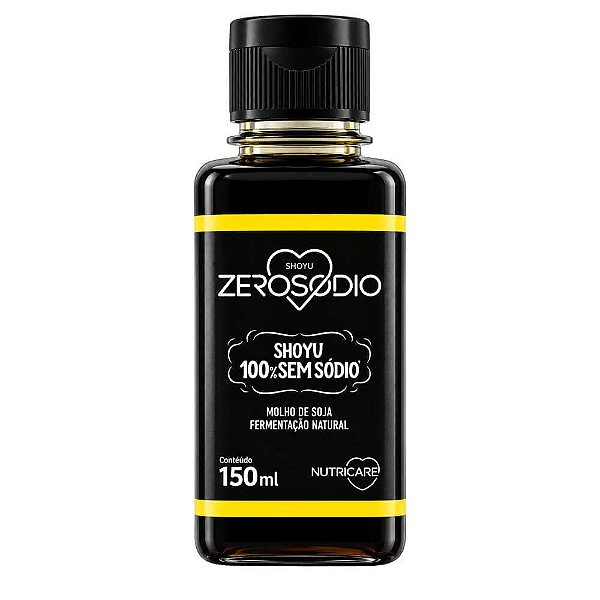 Molho de Soja Shoyu Zero Sódio Nutricare 150ml – Fermentação Natural