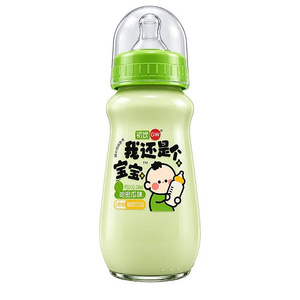 Bebida na Mamadeira de Melão com Leite e Soja Chuyin 280ml – Sabor Refrescante
