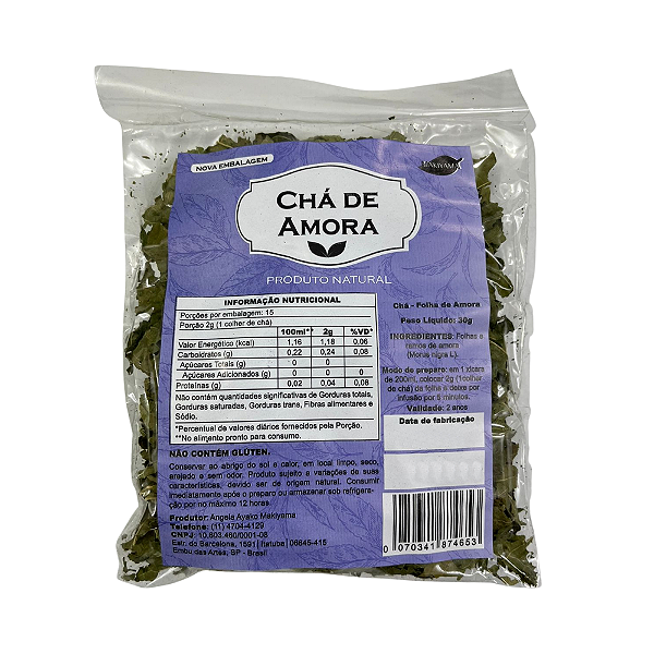 Chá de Amora Angela Ayako Makiyama 30g – Artesanal e Aromático