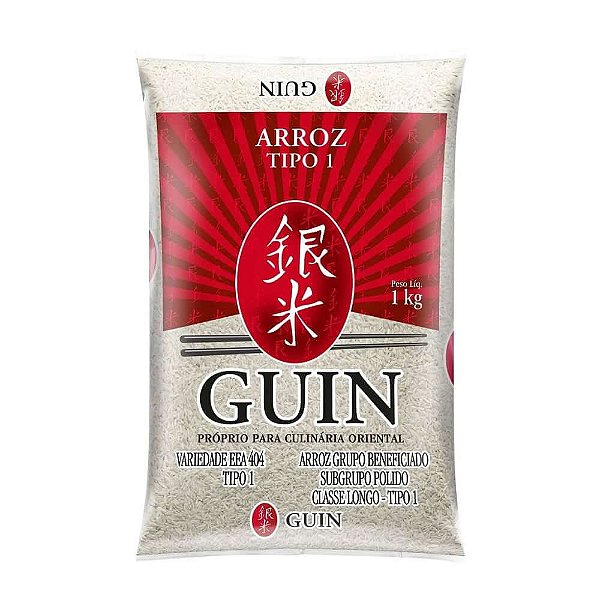 Arroz Japonês Grão Longo 5kg Guin – Para Receitas do Dia a Dia