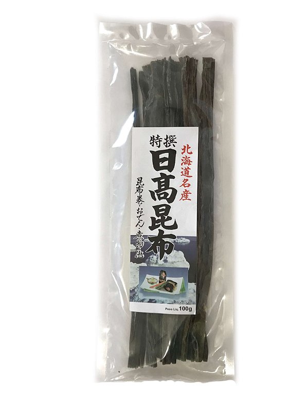 Alga Kombu Hidaka 100g Zendai – Alga Marinha para Caldos e Ensopados Japoneses
