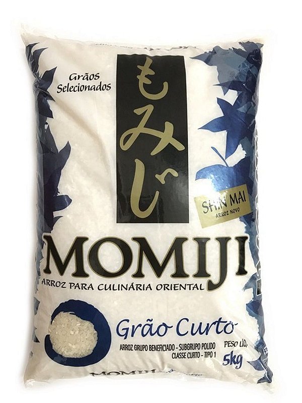 Arroz Japonês Grão Curto 5kg Momiji