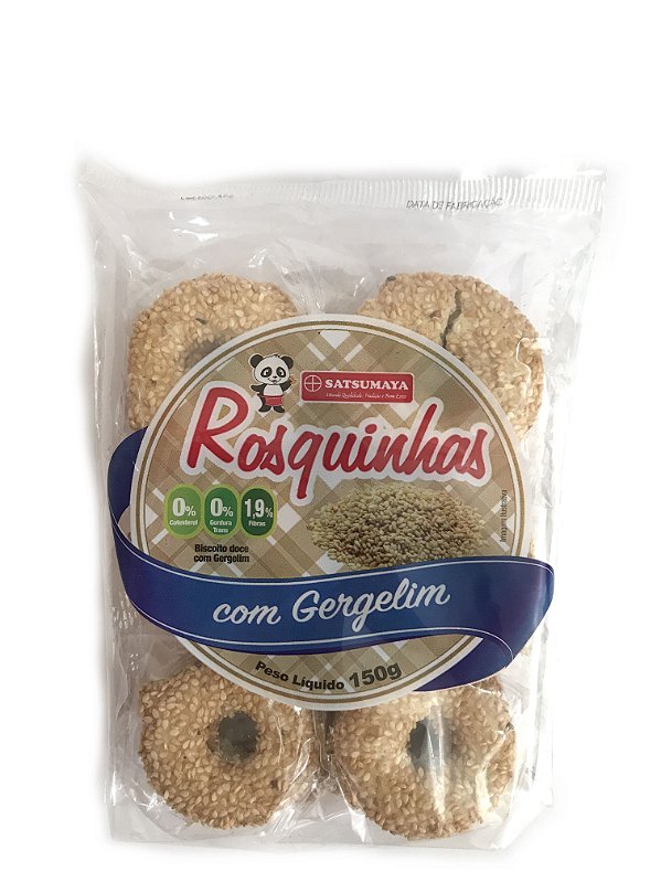 Rosquinhas de Gergelim Pacote com 150g Satsumaya