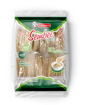 Biscoito Sembei Cookies Gergelim 260g Satsumaya