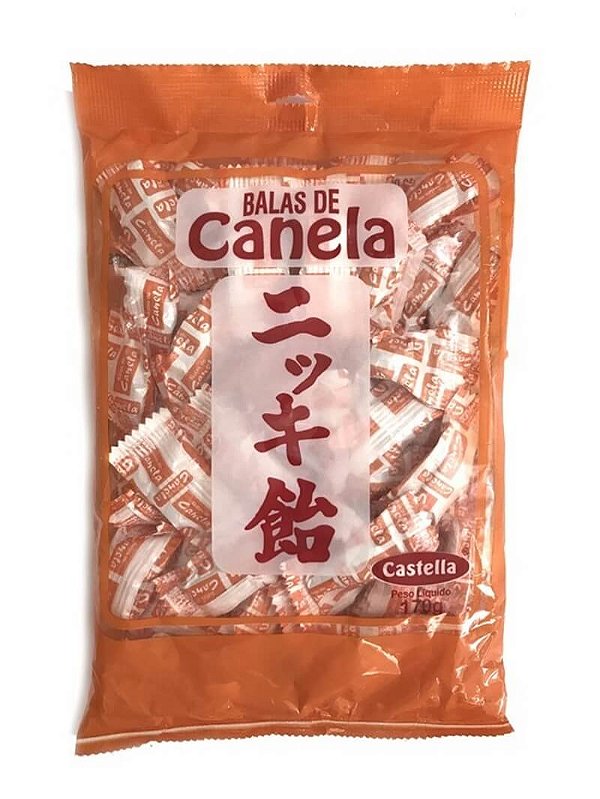 Bala de Canela Castella 170g – Ideal para Refrescar e Aromatizar
