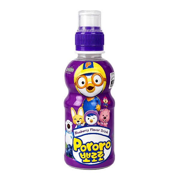 Bebida Pororo Sabor Blueberry 235ml – Refrescante e Importada