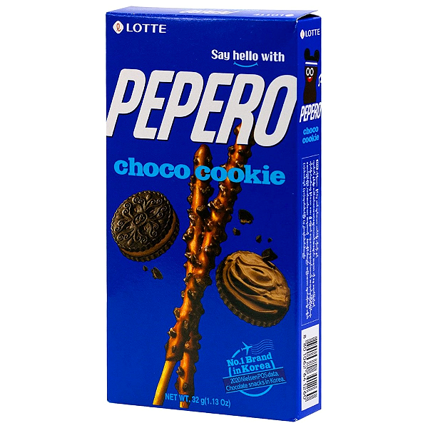 Pepero Choco Cookies Biscoito de Palito Lotte
