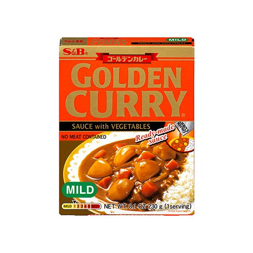 Golden Curry Instantâneo Amakuchi 230g S&B