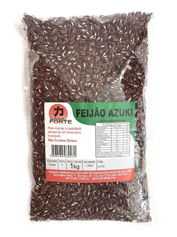 Feijão Azuki 1kg Casa Forte